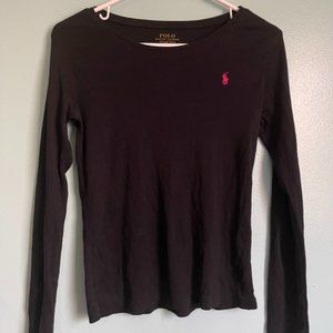 POLO Black Long Sleeve Top